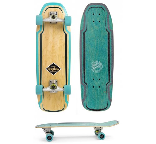 Mindless  Tabla tallada Mindless Surf Skate Teal