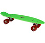 Nijdam 22'' Flipgrip Retro Skateboard LED Verde/Naranja