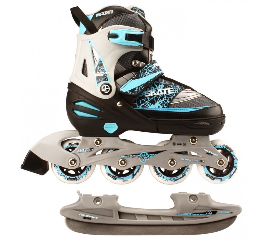 Nijdam Adjustable Skate / Skate Combo Blue