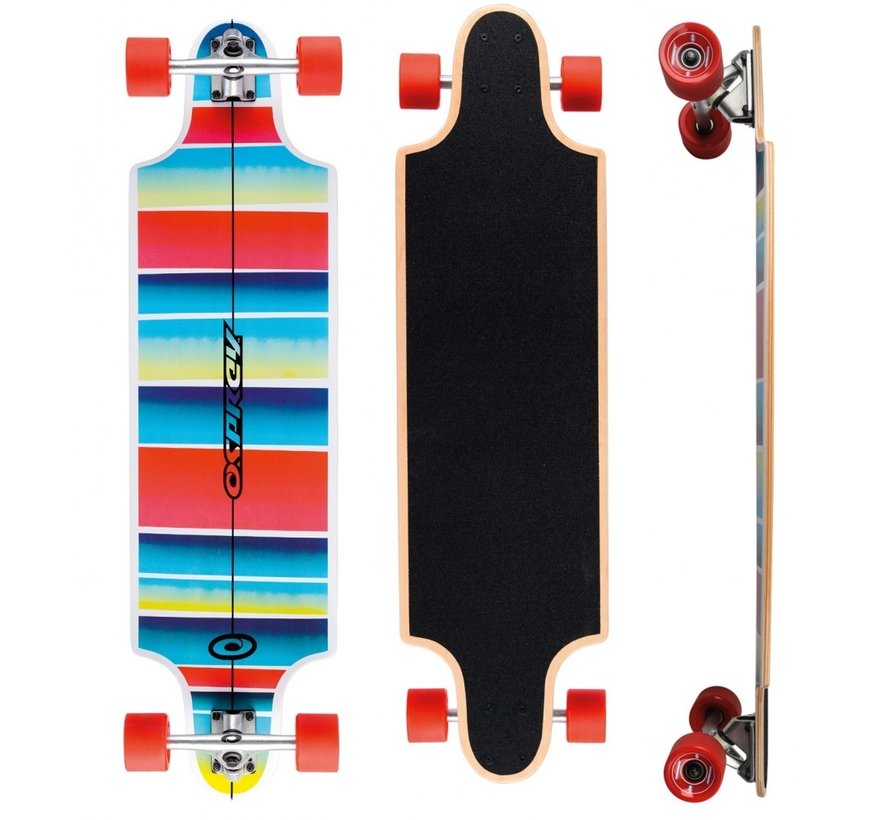 LONGBOARD OSPREY AZUL/ROJO 38" TWIN TIP - RAYA