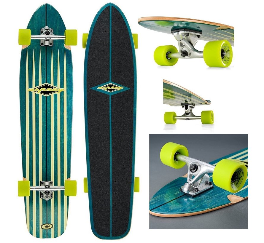 Osprey 42" x 9,5" Longboard Transistor Blau