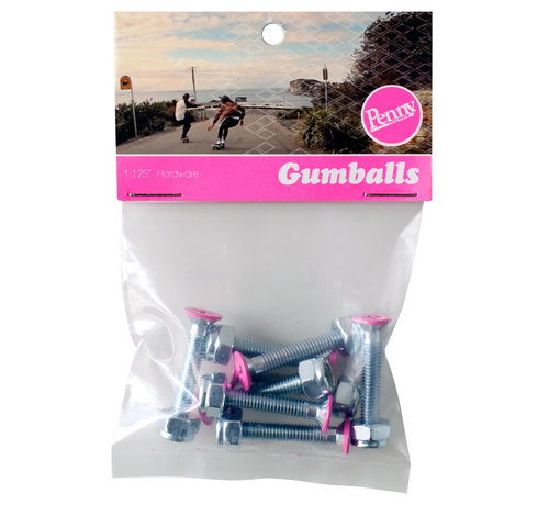 Penny Australia  Penny Gumballs - Bulloni per camion - Rosa