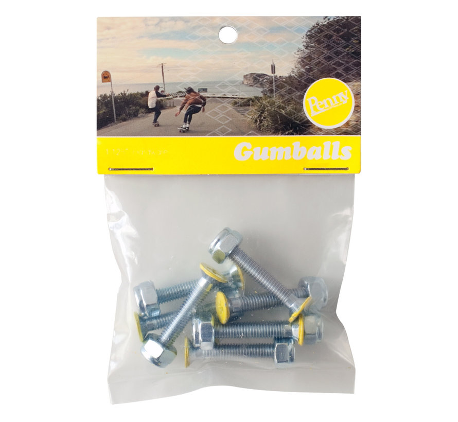 Penny Gumballs - Truck Bolts - Yellow