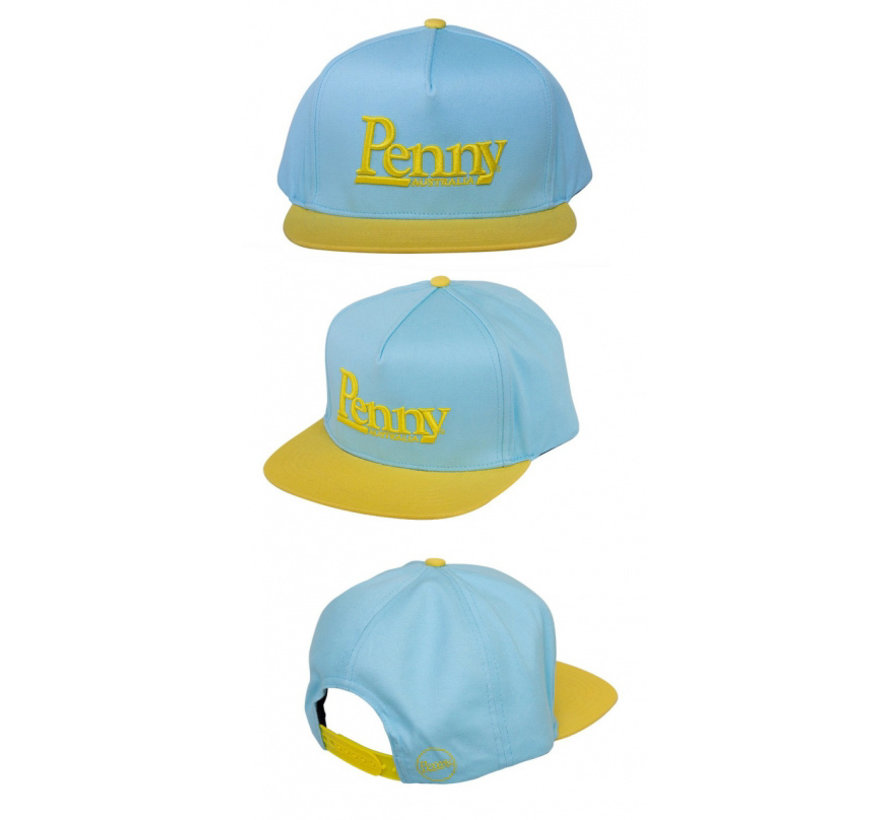 Gorra Penny Snapback azul amarillo