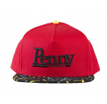 Penny Australia Casquette Snapback Penny Rouge Noir