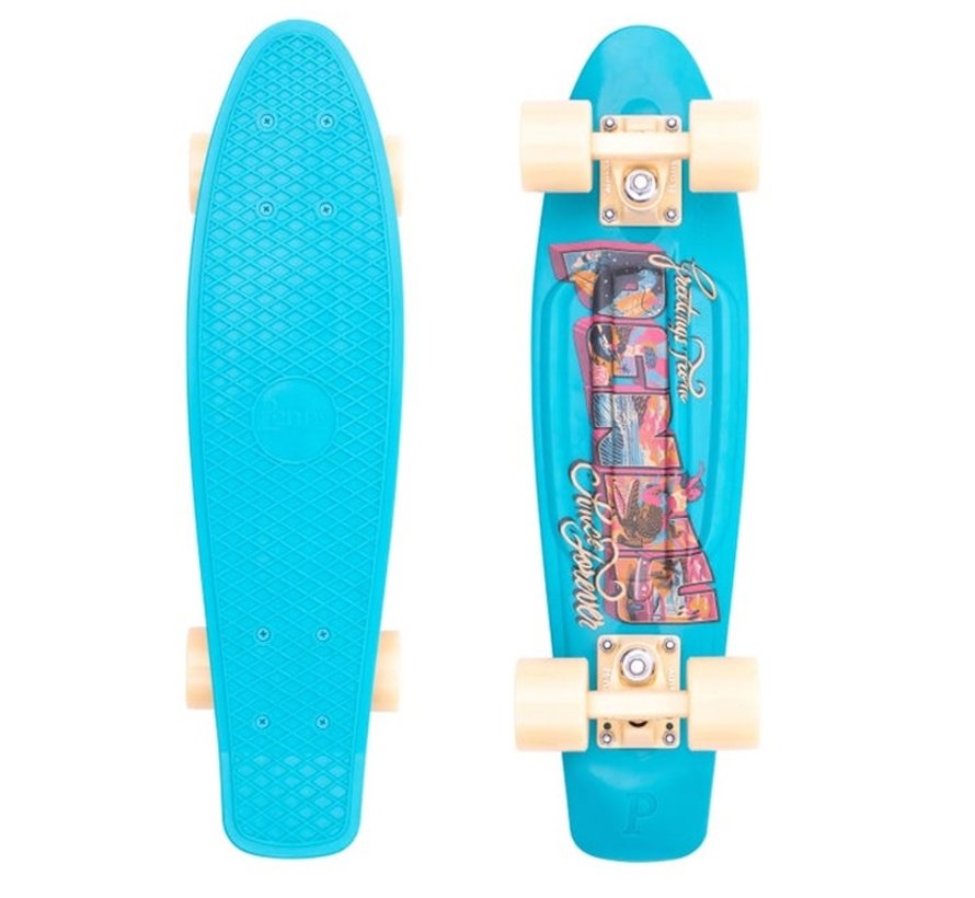 Penny Board Coastal Blue 22''