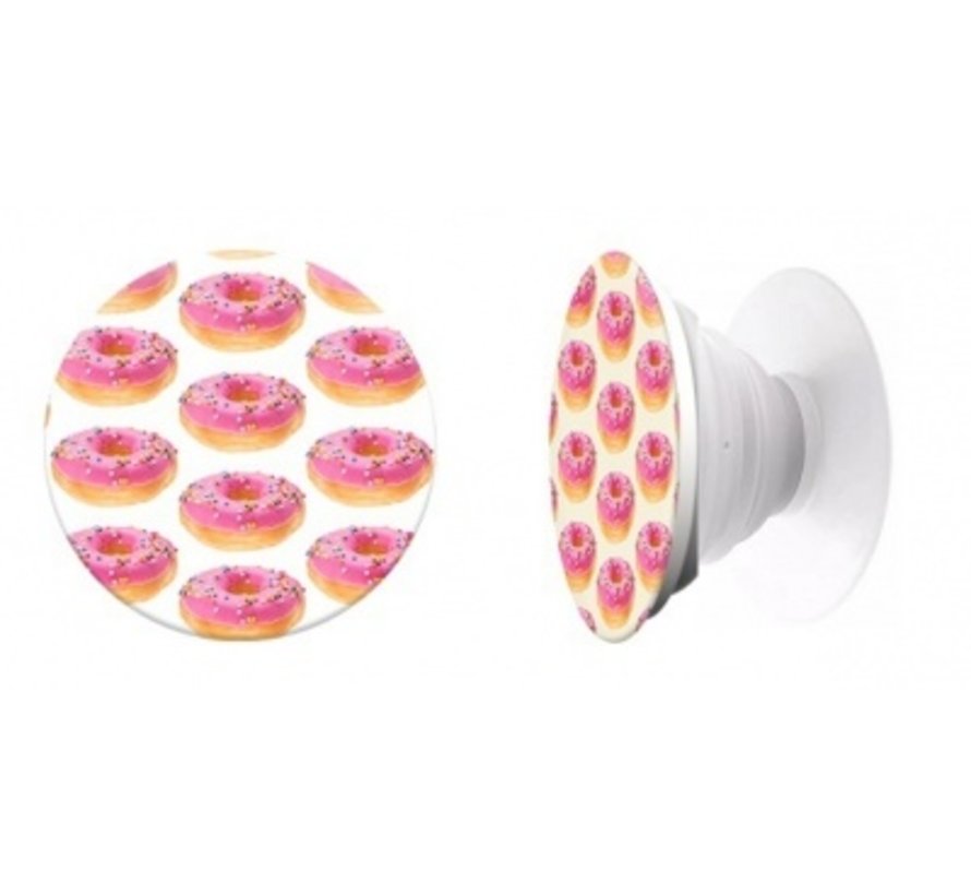 PopSocket Donut Pattern white