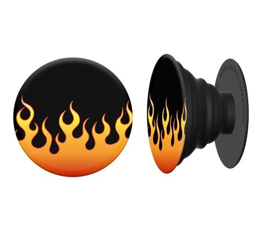 PopSockets PopSocket flames Black