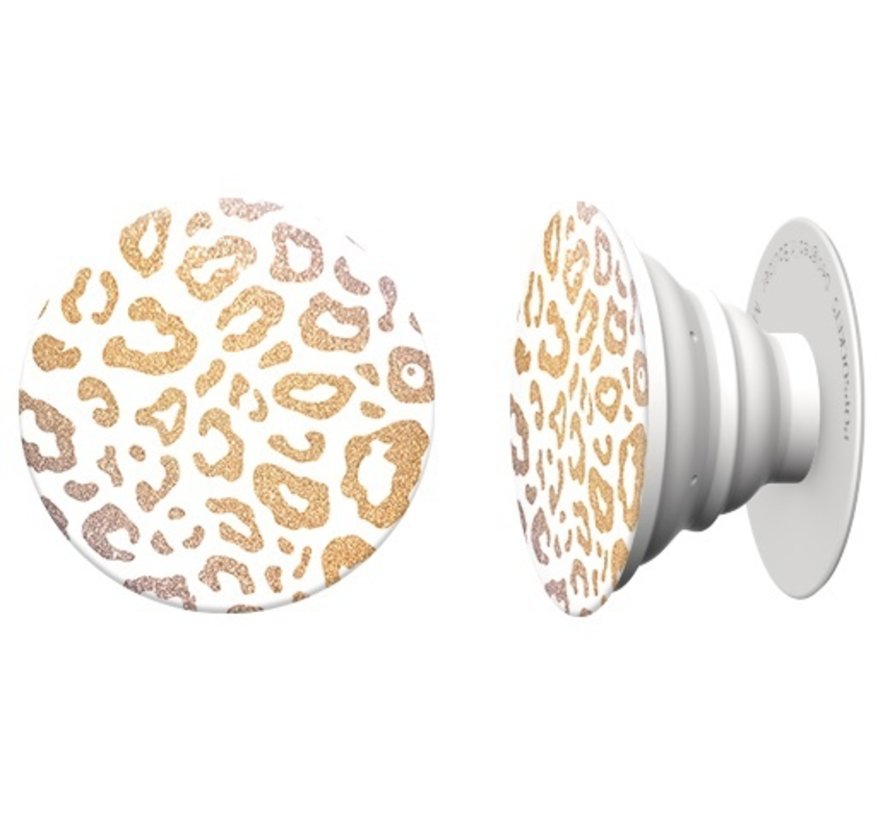 PopSocket Glam Cheeta white