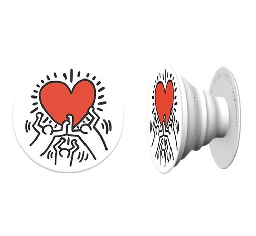 PopSockets PopSocket Keith Haring Figures Holding Heart