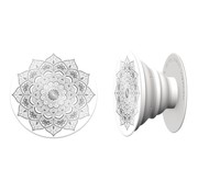 PopSockets PopSocket Argent Silence Blanc