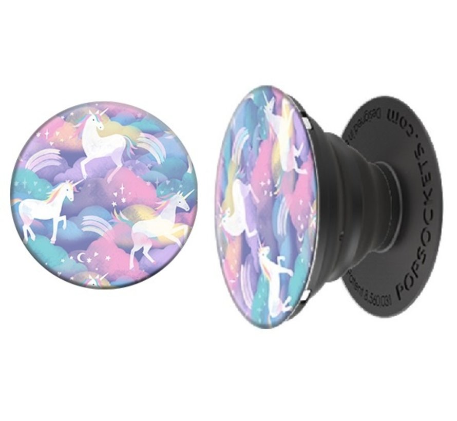 PopSocket Unicorn in the air schwarz