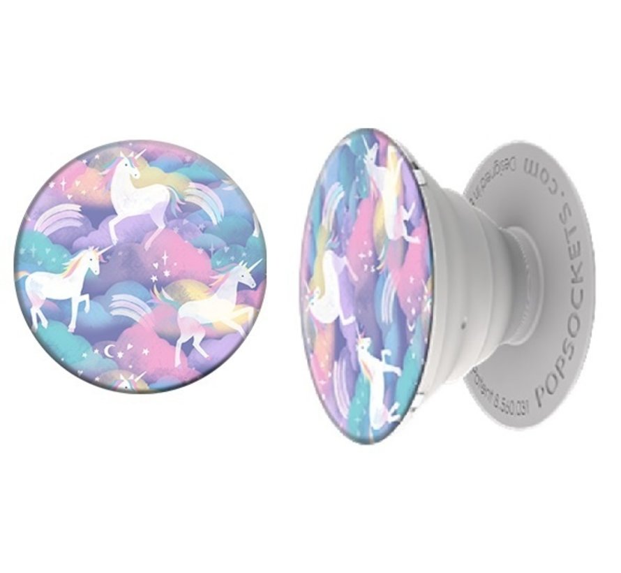 PopSocket Unicorn in the air weiss