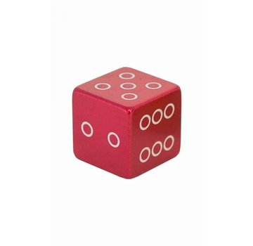 Qu-Ax Bouchon de valve Dice Rouge