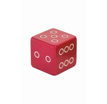 Qu-Ax Valve cap Dice Red