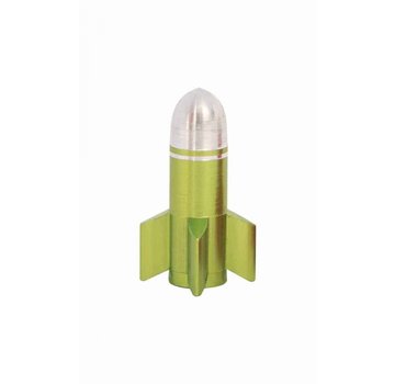 Qu-Ax Nakrętka zaworu do rakiety monocyklowej w kolorze zielonym