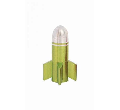Qu-Ax Nakrętka zaworu do rakiety monocyklowej w kolorze zielonym