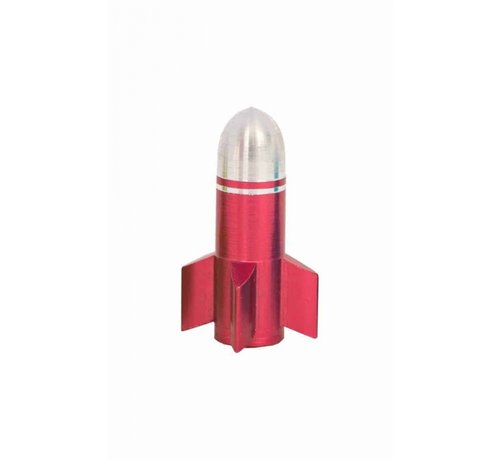Qu-Ax  Valve Cap For Unicycle Rocket Red