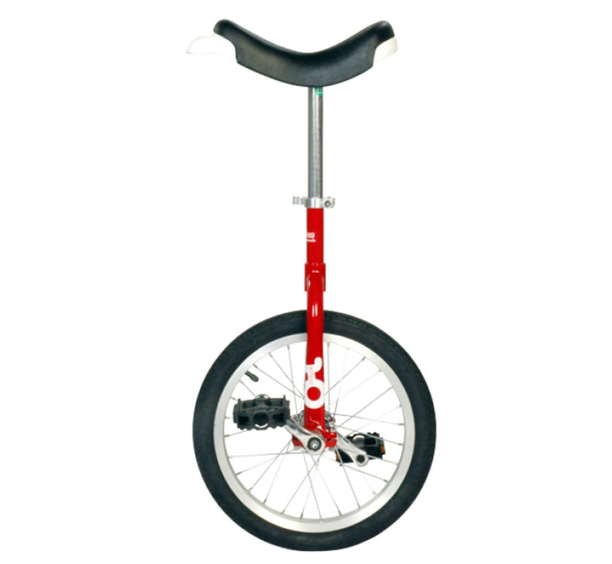 Un seul monocycle 16" rouge