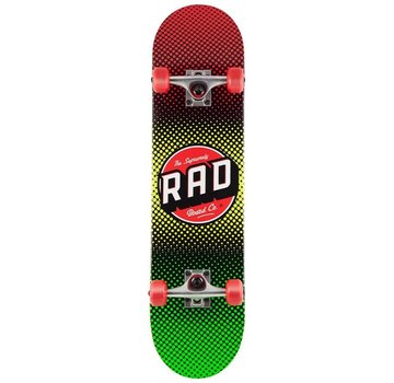 Rad Skateboard Rad Rasta Fade Dude Crew 7.5