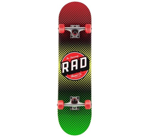 Rad Skateboard Rad Rasta Fade Dude Crew 7.5