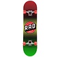 Skateboard Rad Rasta Fade Dude Crew 7.5