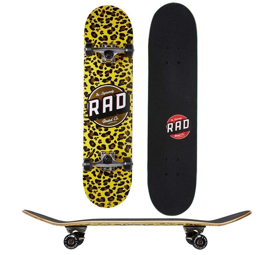 Skateboard Rad Dude Crew leopardo 7.75