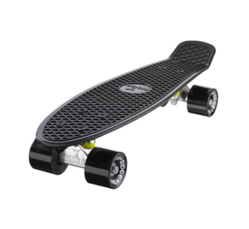 Ridge Planche Ridge Retro 22" noire avec roues noires