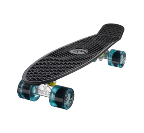 Ridge  Ridge Retro board 22" black with clear blue wheels