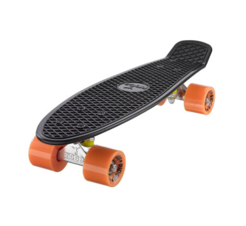 Ridge Ridge Retro board 22" black met orange wheels