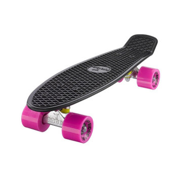 Ridge Ridge Retro board 22" black met pink wheels