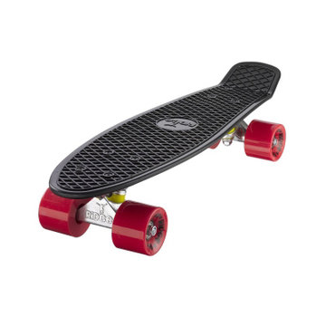 Ridge Tabla Ridge Retro 22" negra con ruedas rojas