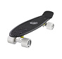 Ridge Retro board 22" black met white wheels