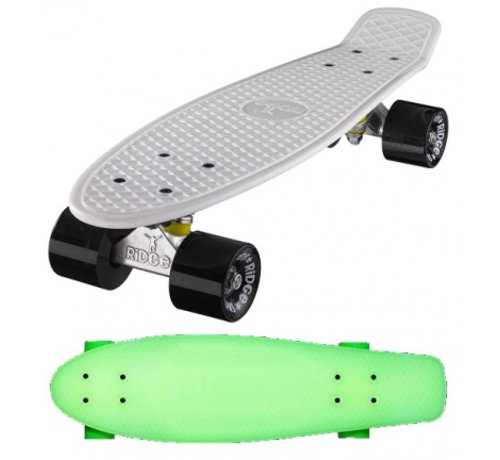 Ridge Ridge retro cruiser Penny Board 22 " glow in the dark mit schwar