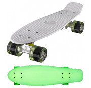 Ridge Planche Ridge Retro 22" Glow avec roues vert clair