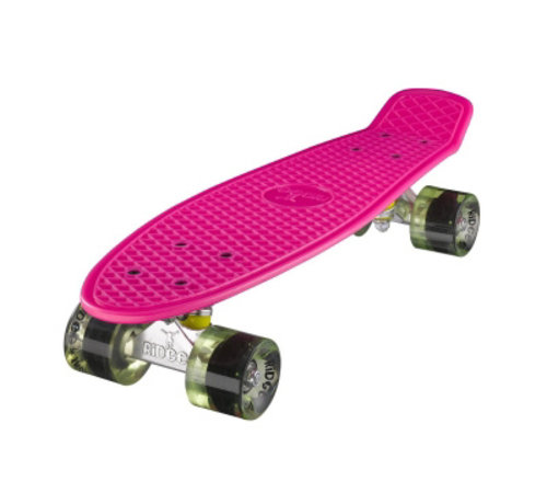Ridge Planche Ridge Retro 22" Rose avec roues vert clair