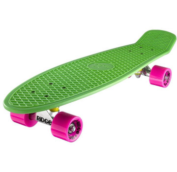 Ridge Tabla Ridge Retro 27" Verde con ruedas rosas