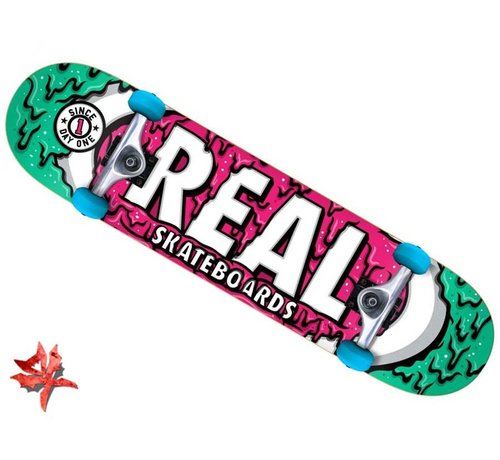 Real Real Ooze Oval Skateboard 7.75'' Rose
