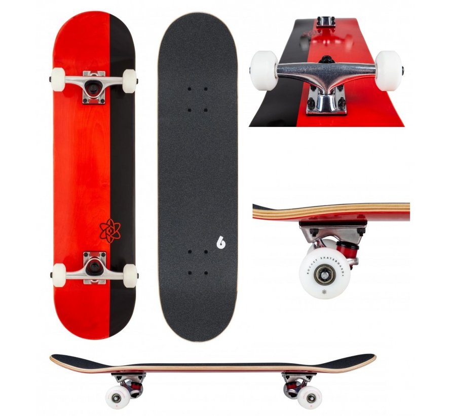 Rocket Skateboard Inversé Rouge 7.5