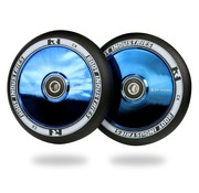 Root Industries Ruedas para patinete acrobático Root Industries Air de 110 mm, color negro y Blu Ray