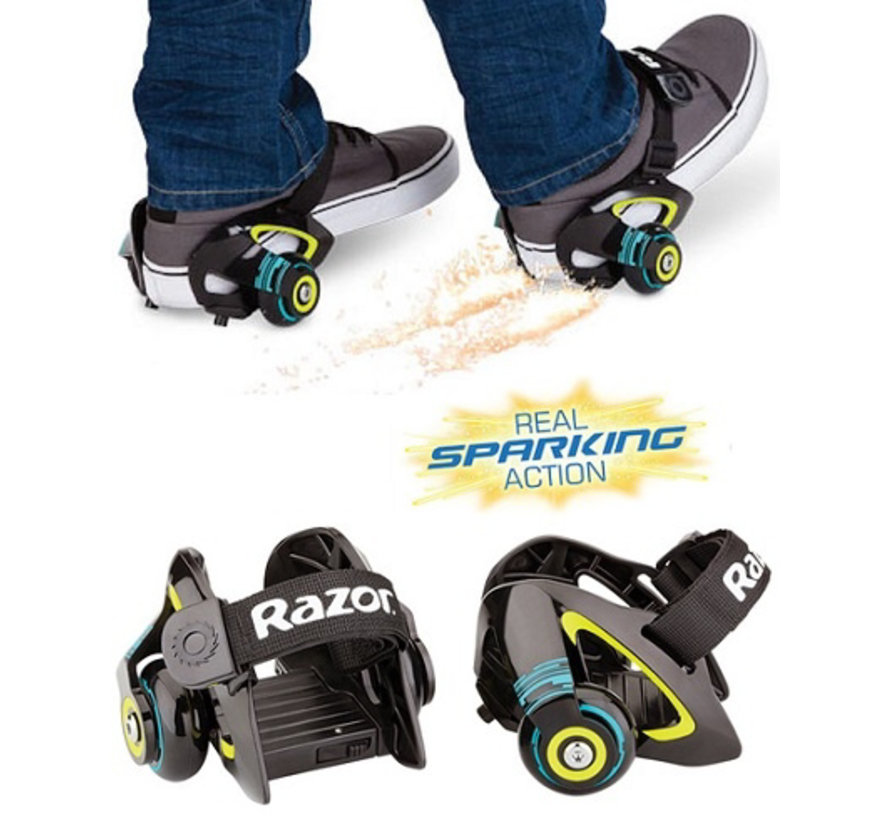 Razor Jetts heel wheels green
