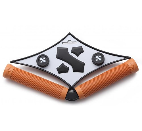 Sacrifice  Puños de barra de sacrificio de grano de madera - Puños de scooter acrobático