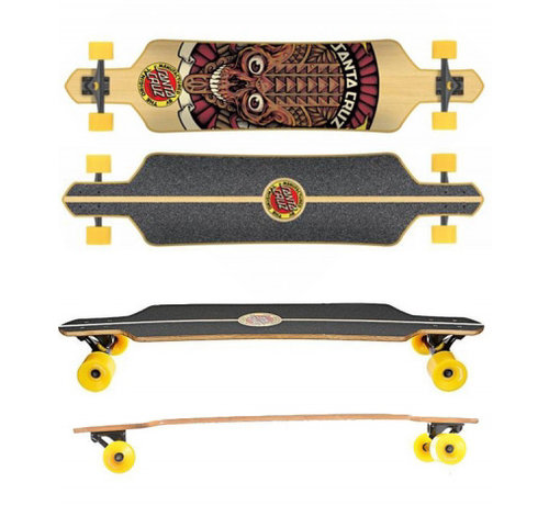 Santa Cruz Santa Cruz Tiki Skull Bambus-Longboard