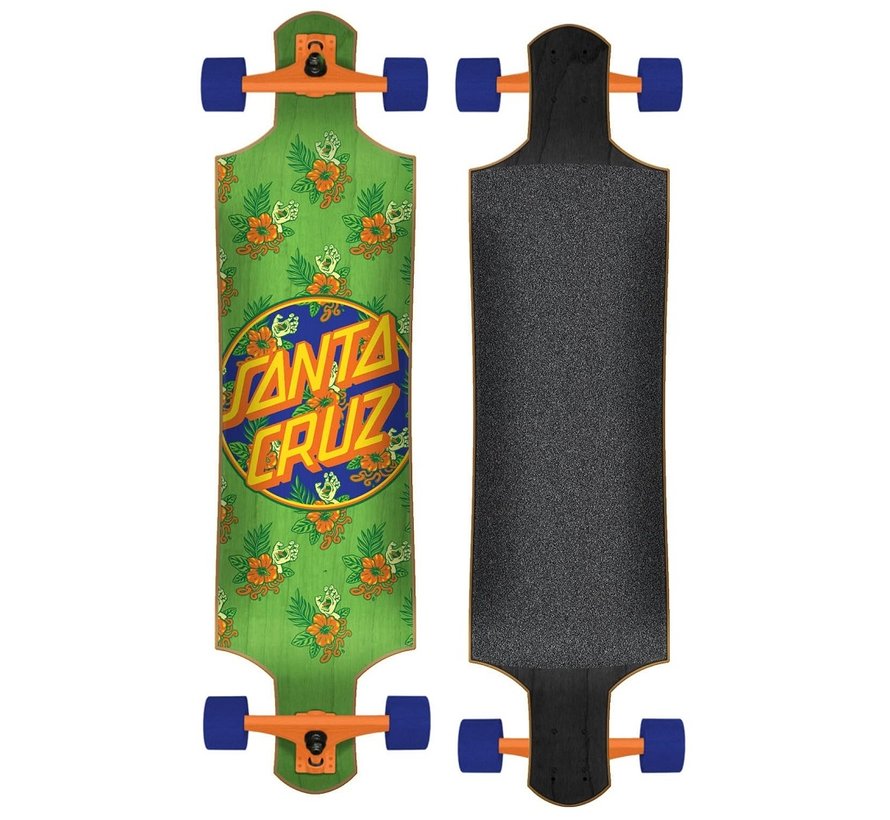 Longboard Santa Cruz Vacation Dot 40 Green