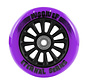 Roue de trottinette acrobatique en nylon violet 110 mm