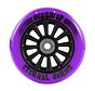 Ruota per monopattino acrobatico con nucleo in nylon viola da 110 mm