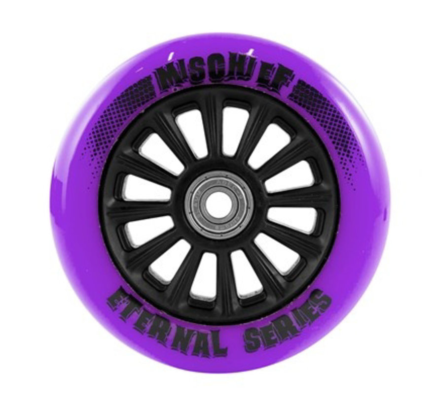 Rueda de scooter acrobática con núcleo de nailon morado de 110 mm