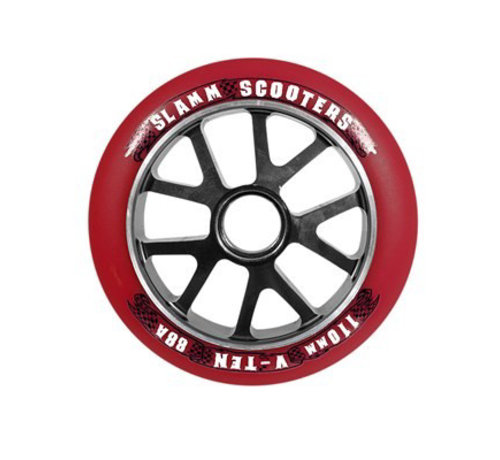 Slamm Scooters  110mm black aluminum core stunt scooter wheel
