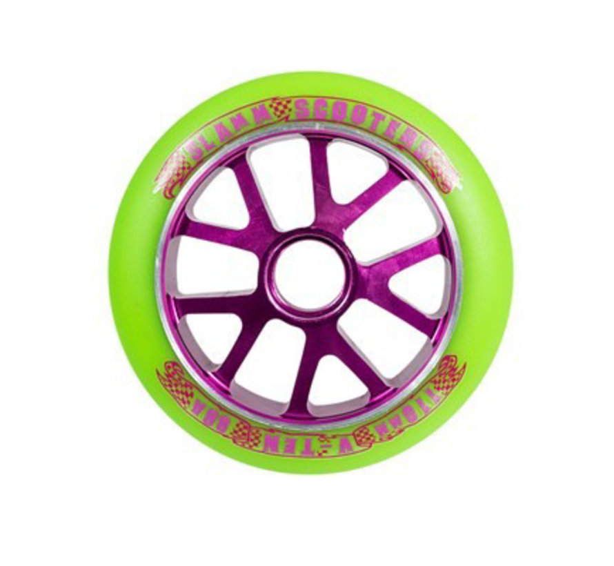 110mm purple aluminium core stuntstepwiel