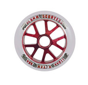 Slamm Scooters Ruota per monopattino acrobatico con nucleo in alluminio rosso da 110 mm